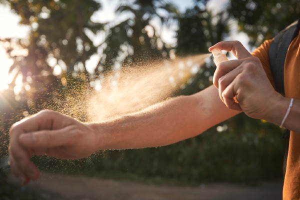 DIY spray on hand
