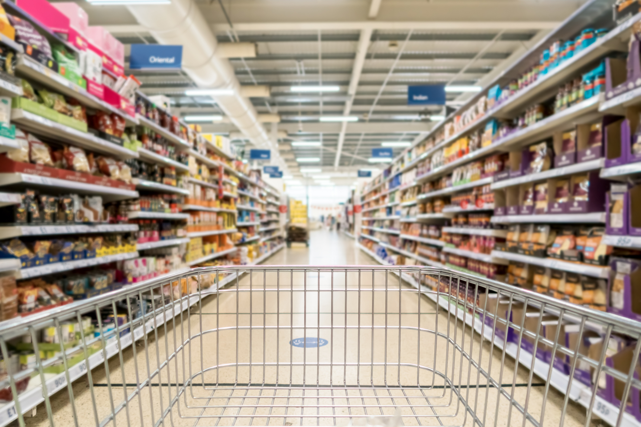 supermarket aisle