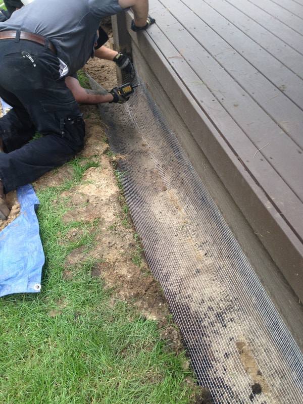 fixing skunk dens